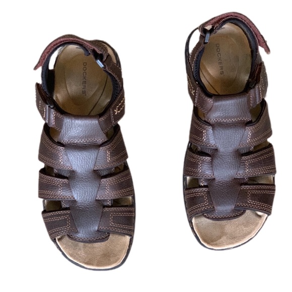 Dockers brown Saticoy Briar leather Sandals 11 main image 8